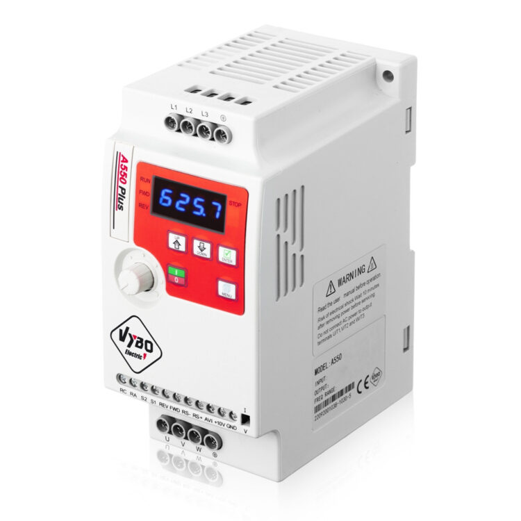 Frekvensomformer 0,75 kW 230V (A550 Plus) Danmark på lager